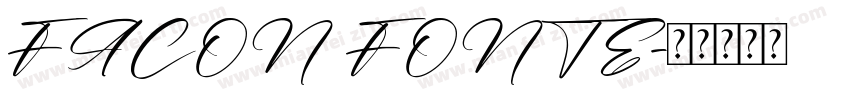 FACON FONTE字体转换